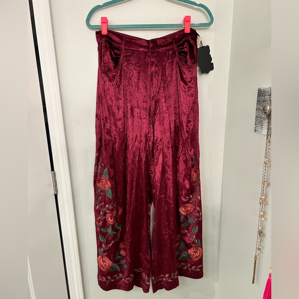 Anna Sui Velvet Pants